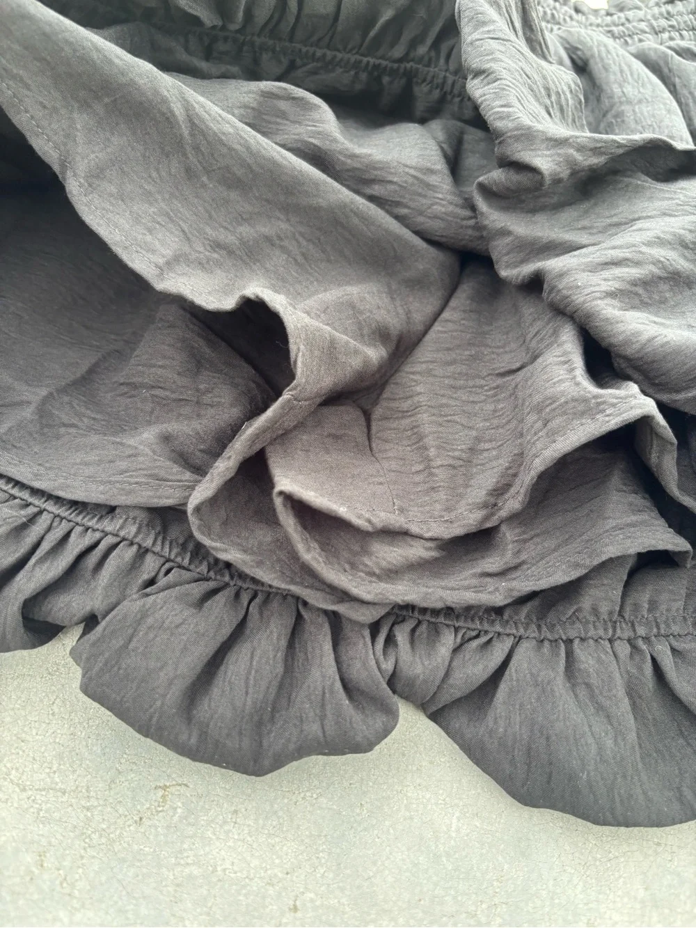 Classic Black Bubble Short Skirt Medium -Women - Picture 6 of 11